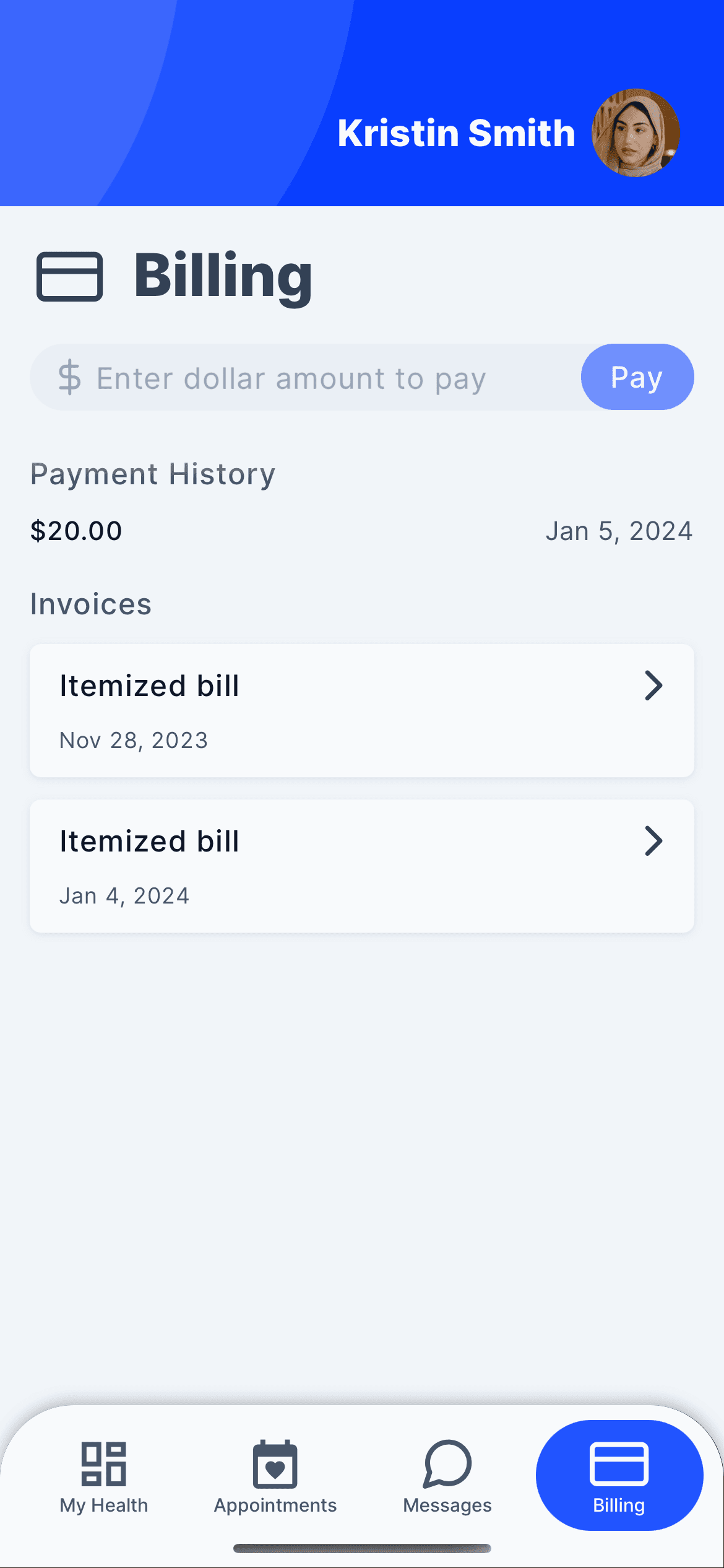 Bill Management
